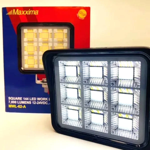 Maxxima Square 144 LED Work Light ML-62-A